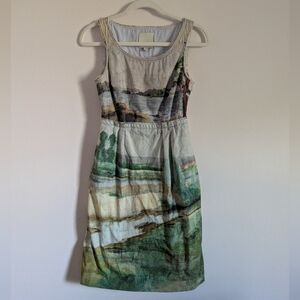 Anthro Odille's Artist Rendering Dress